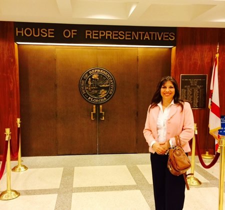 Lynn Posyton at Florida State Capitol