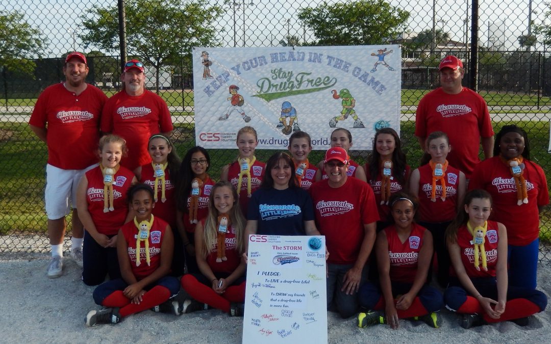 CES Sponsors a Clearwater Little League Girls Teen Softball Team Called THE STORM