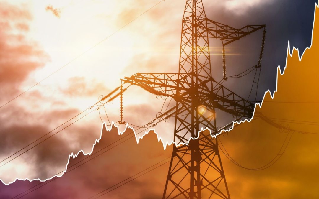 Power lines increasing graph