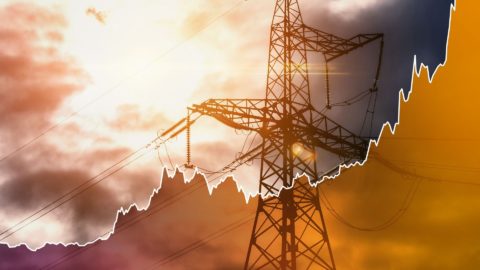 Power lines increasing graph