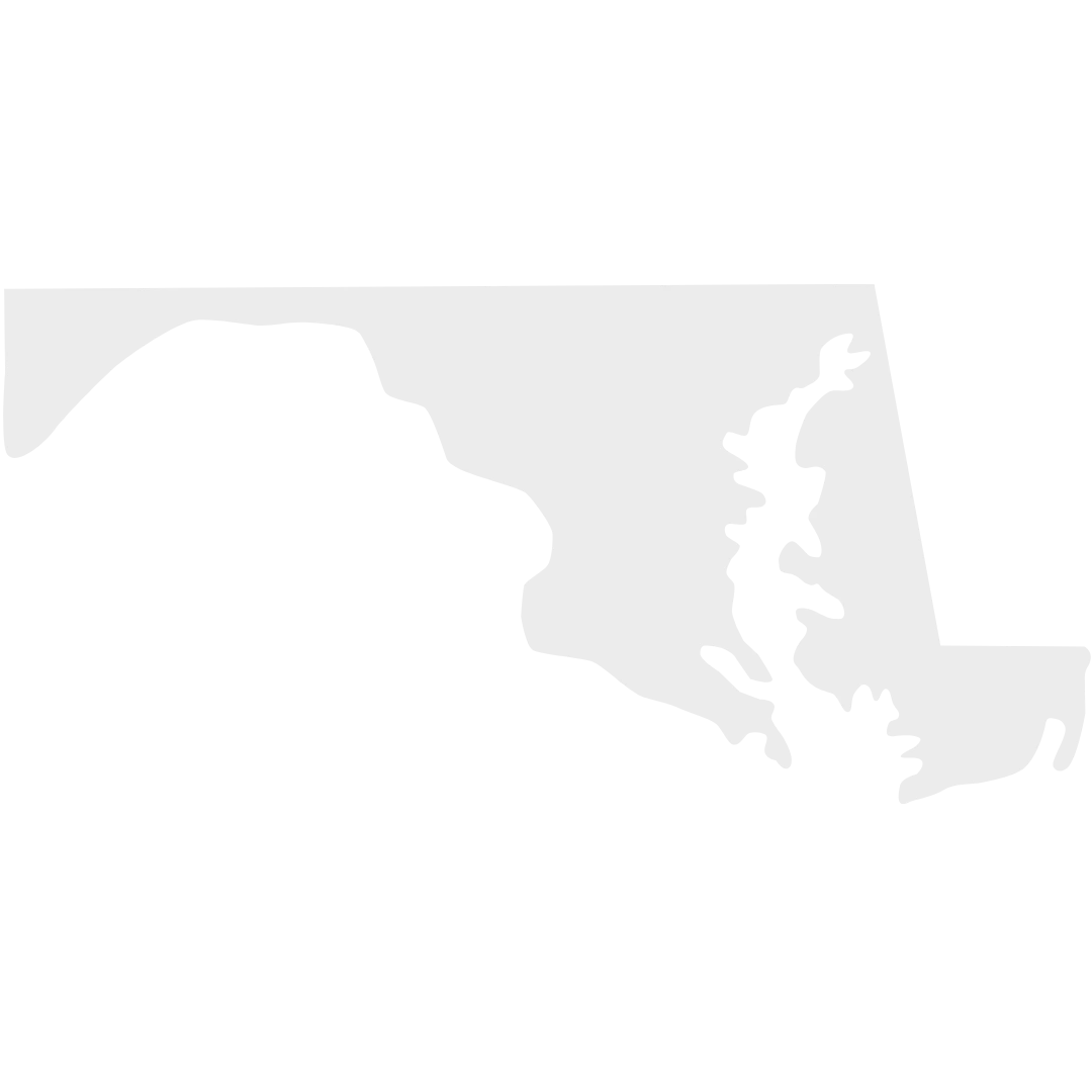 11 Maryland state outline