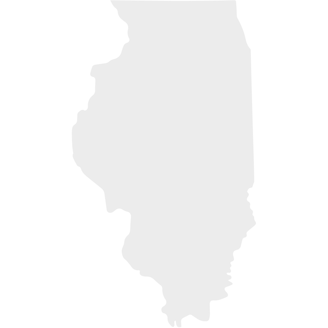 9 Illinois state outline